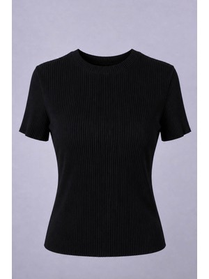 Trender 6231 Siyah Kadın T-Shirt 26YLN2000068