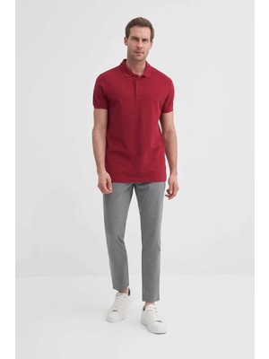 Cazador Polo Yaka Bordo Erkek T-Shirt 46130