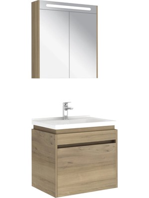 Kale Idea 2.0 65 cm Pasifik A Tek Çekmeceli Banyo Dolabı Takımı