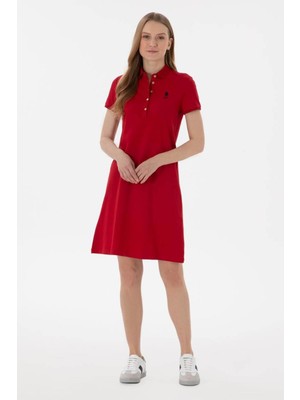 U.s. Polo Assn. GURLIN-IY26 Kırmızı Kadın Elbise PU-8810