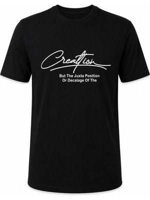 Trender Creativizm Baskı Süpreme Siyah Erkek T-Shirt 226-16