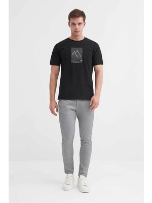 Cazador Regular Fit Siyah Erkek T-Shirt 41720