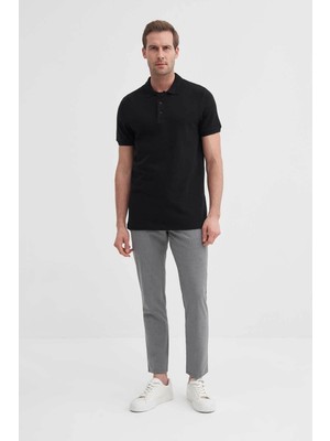 Cazador Polo Yaka Siyah Erkek T-Shirt 46130