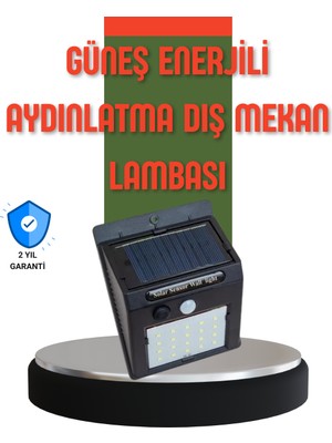 Onba Hareket Sensörlü Güneş Enerjili Dış Mekan LED Lamba 100/144 LED - OB5400-7454