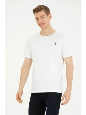 U.s. Polo Assn. GTS01IY026 Beyaz Erkek T-Shirt PU-8732