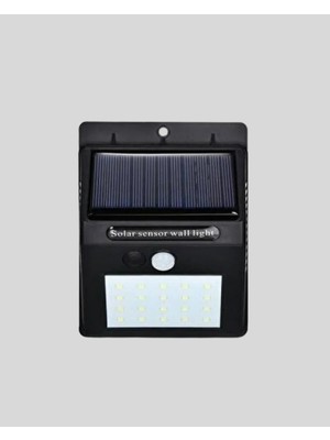 Onba Güneş Enerjili Sensörlü Dış Mekan Duvar Lambası – 3 Modlu 2200MAH Pil 120° - OB5664-8165