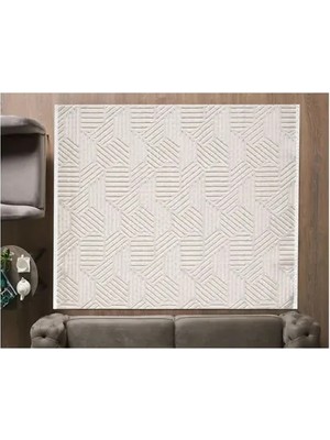 Vivense Vista Koleksiyonu Modern Dokuma Halı, 667B, 100X150