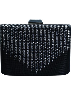 E38 El Işçiliği  Tel Kırma Pörtföy Çanta 13*18*4 cm - 6493