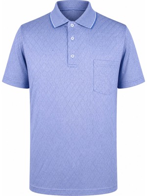 Trender Classic Açık Mavi Erkek Polo Yaka T-Shirt 719