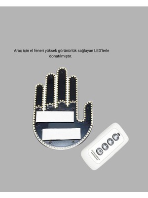 Onba Naylon Bantlı Kolay Montajlı Araç Jest Işığı - OB4406-5273