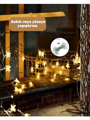Onba 5 Metre Yıldız Şeklinde LED Şerit Işık Sabit Beyaz Aydınlatma - OB8593-5286