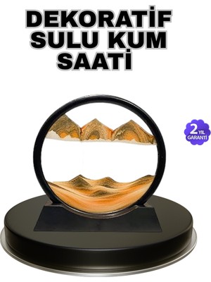 Onba Şeffaf Dekoratif Kum Saati – Dayanıklı Gövde Minimalist Stil Masa ve Vitrin Ak - OB4657-6742