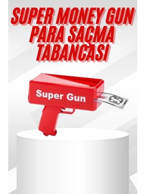Onba Çocuklara Özel Eğlenceli Para Saçma Makinası Parti Oyuncağı Kırmızı - OB6303-8040