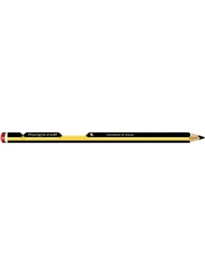 Esranın Dünyası Ergonomik Ağaç Cidarlı Jumbo Kurşun Kalem - 2b Dereceli