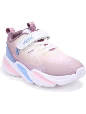 Vicco Samur 346F25Y198 Pudra Ortopedik Günlük  Kız Çocuk Spor Ayakkabı