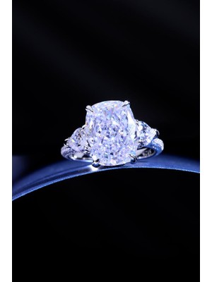 Innuendo Jewelry 925 Ayar Gümüş Kadın Çerçeveli Taşlı Işıltı Yüzüğü