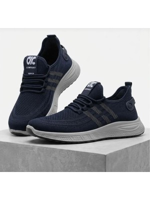Erkek Triko Hafif Bağsız Koşu Yürüyüş Günlük Sneaker Spor Ayakkabı
