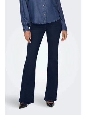 Only Onlhenni Life Hw Retro Flared Dnm Epp Kadın Jean Pantolon Mavi (15339690)