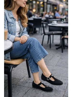 Eforia 26Y246 Siyah Tam Ortopedik Kadın Casual Günlük Ayakkabı