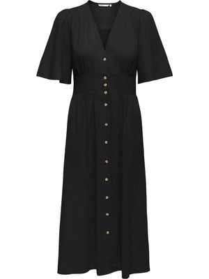 Only Onltizana 2/4 Midi Dress Wvn Noos Kadın Elbise Siyah (15373535)
