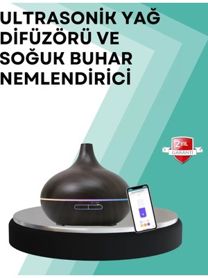 Esranın Dünyası Büyük Su Hazneli Ultrasonik Difüzör ve Oda Nemlendirici