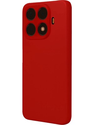 Durukar®   Mi 15T Pro Nano Içi Kadife Silikon - Kırmızı