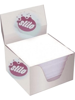 Stilo Küp Blok Beyaz (8 * 8 Cm)
