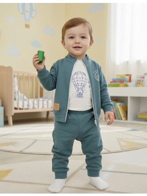 Parla Home Erkek Bebek Takım Ilomini Yşl