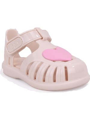 Igor BB364 Tobby Gloss Love Bej Günlük Kız Çocuk Sandalet