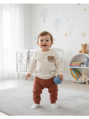 Calperia 444534 Askı Cepli Süzüne Bear Takım