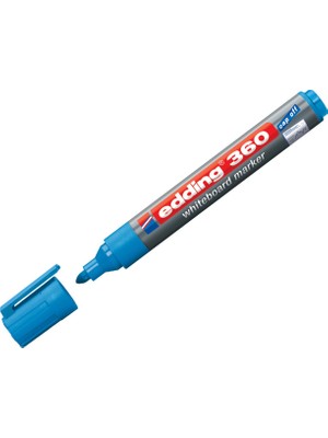 Düzey Edding E-360 Beyaz Tahta Kalemi Capoff Açık Mavi