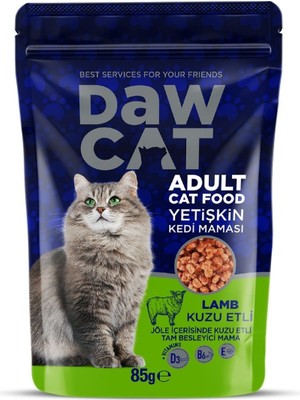 Trivogue Jöle Içerisinde Kuzu Etli Yetişkin Kedi Maması 85G