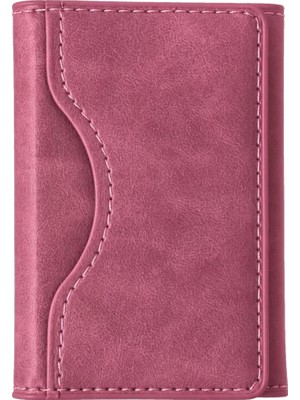 Zenvia Zcv Mey Ithalat®  Tema Magsafe Deri Kartlık - Pembe ZNV2026