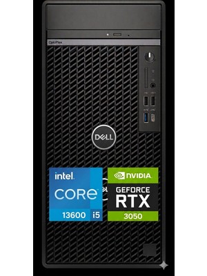 Dell Optiplex Tower Plus 7010 Intel Core I5-13600 Vpro 16GB Ddr5 512GB Nvme SSD Rtx 3050 8gb Windows 11 Pro Dvd±rw 500W Platinum Psu Masaüstü Bilgisayar