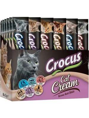 Trivogue Multipack 6 Çeşit Krema Kedi Ödülü 900 gr 60 x 15GR