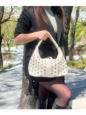 Butik Olea Vanta Zımbalı Kadın Kol Çantası
