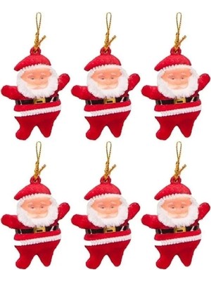 Esranın Dünyası Yılbaşı Çam Ağacı Süsü, Noel Baba 6'lı Set