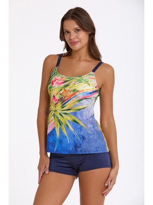 Argento Şortlu Tankini Takım 0063-3044
