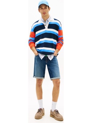 Tommy Hilfiger Ronnıe Short BJ8155 Erkek Mavi Şort - DM0DM22980