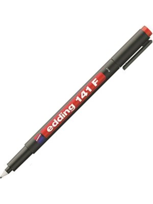 Düzey Edding E-141 F Ohp Marker Permanent Asetat Kalem Kırmızı - F