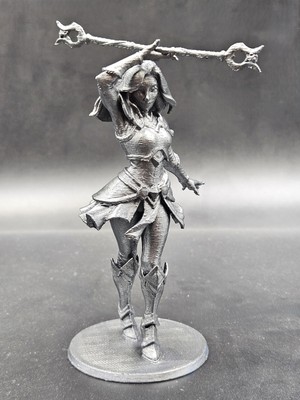 League Of Legends Lux Figürü - (Metalik Renk Boyalı)