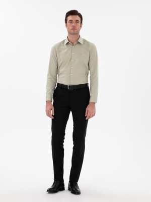 Cacharel Erkek Siyah Slim Fit Kumaş Pantolon 50292541-VR046