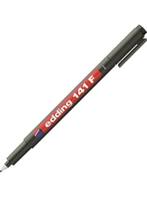 Düzey Edding E-141 F Ohp Marker Permanent Asetat Kalem Siyah - F