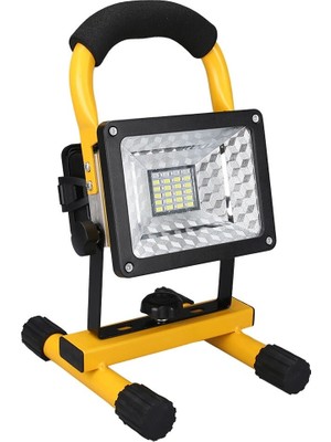 Br P30 IP65 Waterproof 20LED 30W Taşınabilir Şarjlı LED Projektör