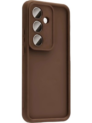Durukar®  Samsung Galaxy A37 5g Viera Silikon - Kahverengi