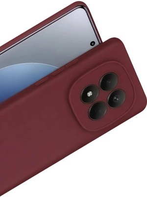 Durukar®   Redmi Note 15 4g Viera Silikon - Bordo