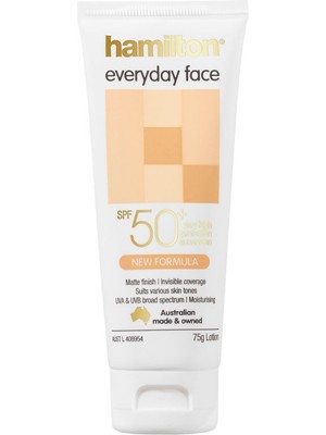 Hamilton Hamilton Everyday Face SPF50+ Güneş Kremi 75 gr