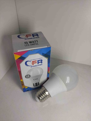 Cfr 15 W LED Ampul Beyaz Renk 6 Ad