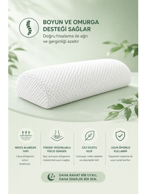 EpiRelax Horlama Yastığı Ortopedik Horlama Önleyici Yastık – Boyun Destekli, Ergonomik Uyku Yastığı Sağlıklı ve Kesintisiz