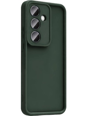 Durukar®  Samsung Galaxy A37 5g Viera Silikon - Koyu Yeşil